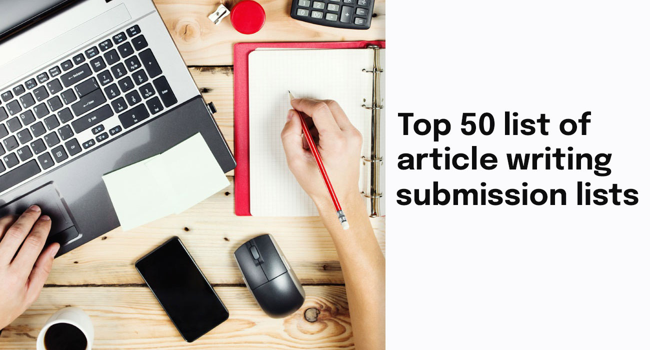 Free Article Submission Sites List