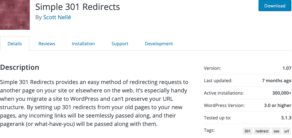 Simple-301-Redirects