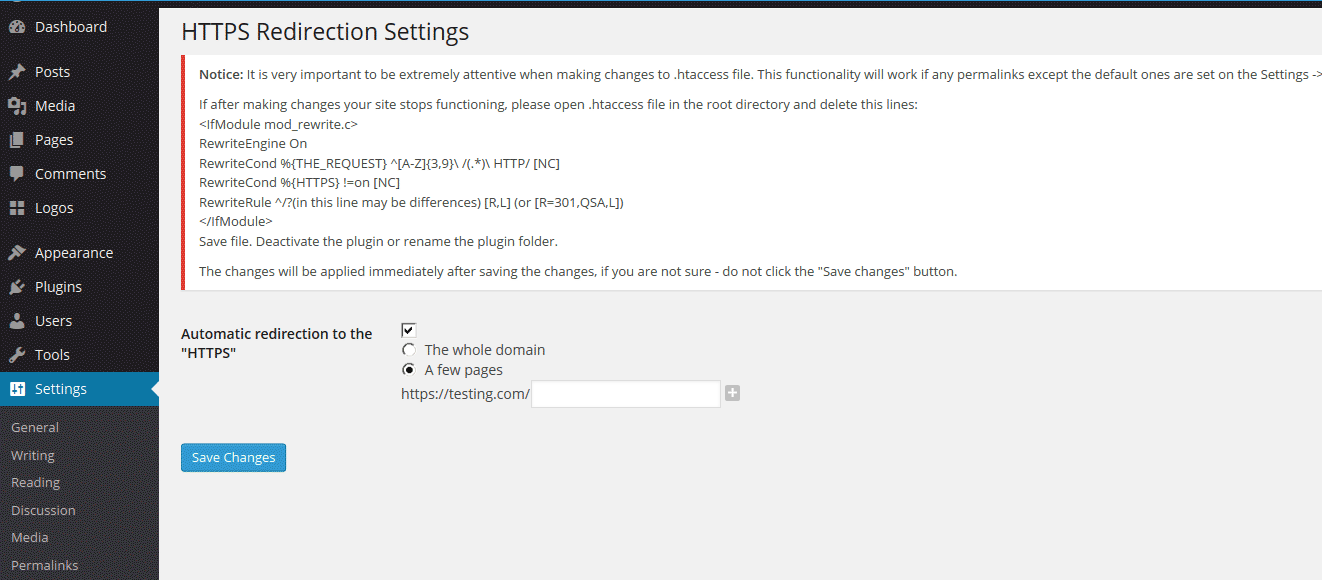 Easy-HTTPS-Redirection SS