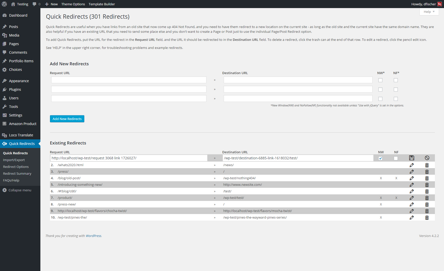 Quick-Page-Post-Redirect-Plugin SS