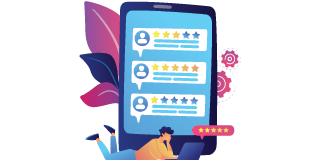 Digital marketing Reading Reviews and Testimonials