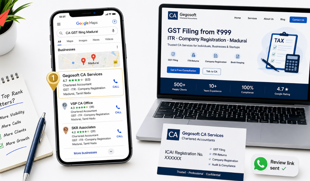 Tax Consultants and CAs: Why Your Google Reviews Are Your Best Advertisement