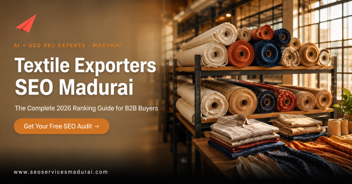 Textile exporters SEO Madurai ranking guide for garment manufacturers